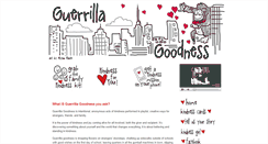 Desktop Screenshot of guerrillagoodness.com